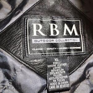 R. B. M. Men's leather jacket sport